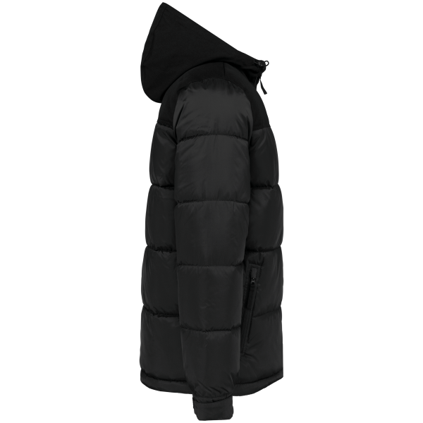 Parka matelassée à capuche bi-ton unisexe – Image 216
