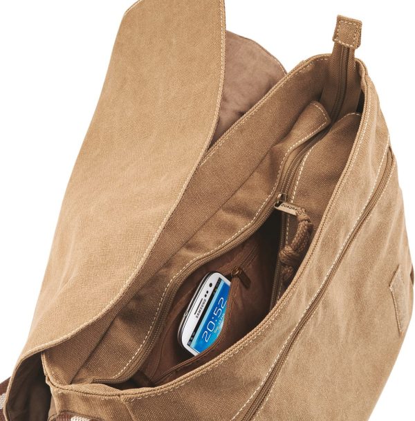 Sac courrier vintage en toile – Image 12