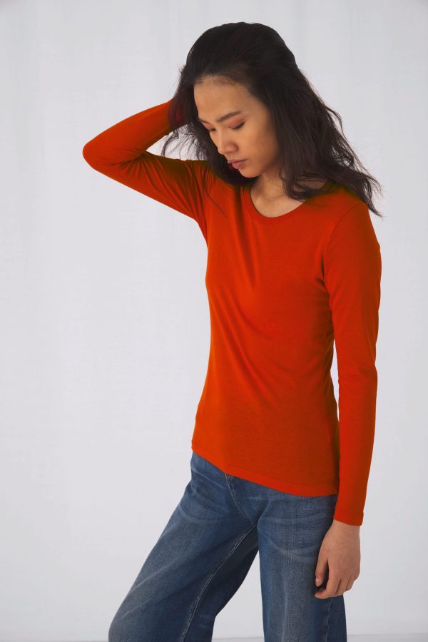 T-shirt bio Inspire femme manches longues