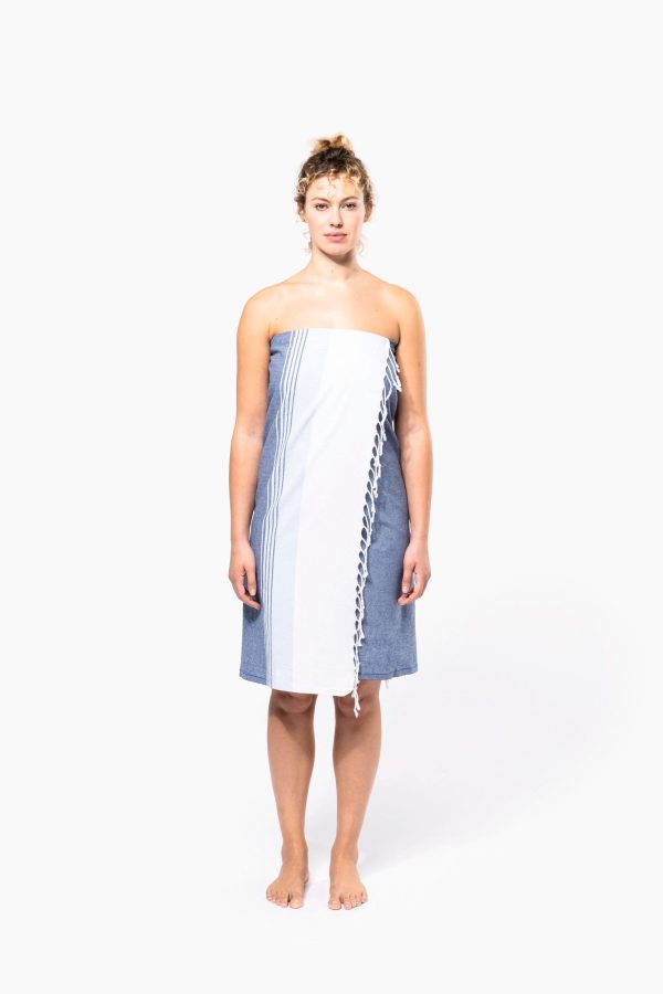 Fouta à rayures