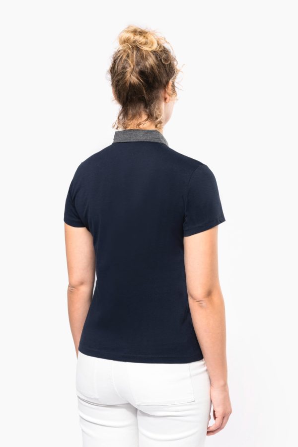 Polo jersey bicolore femme – Image 7785