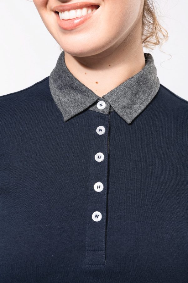 Polo jersey bicolore femme – Image 7794