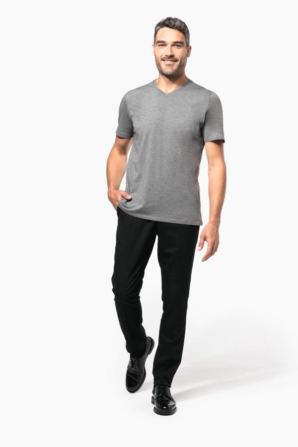 T-shirt Supima® col V manches courtes homme – Image 3489