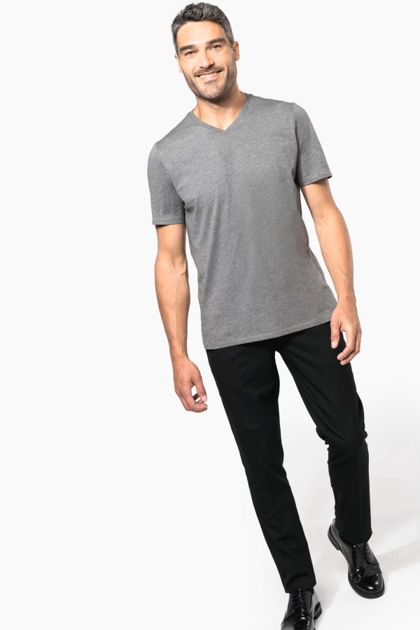T-shirt Supima® col V manches courtes homme – Image 3490