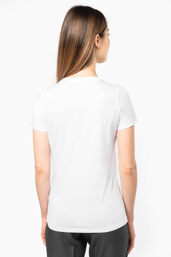 T-shirt Supima® col V manches courtes femme – Image 4395