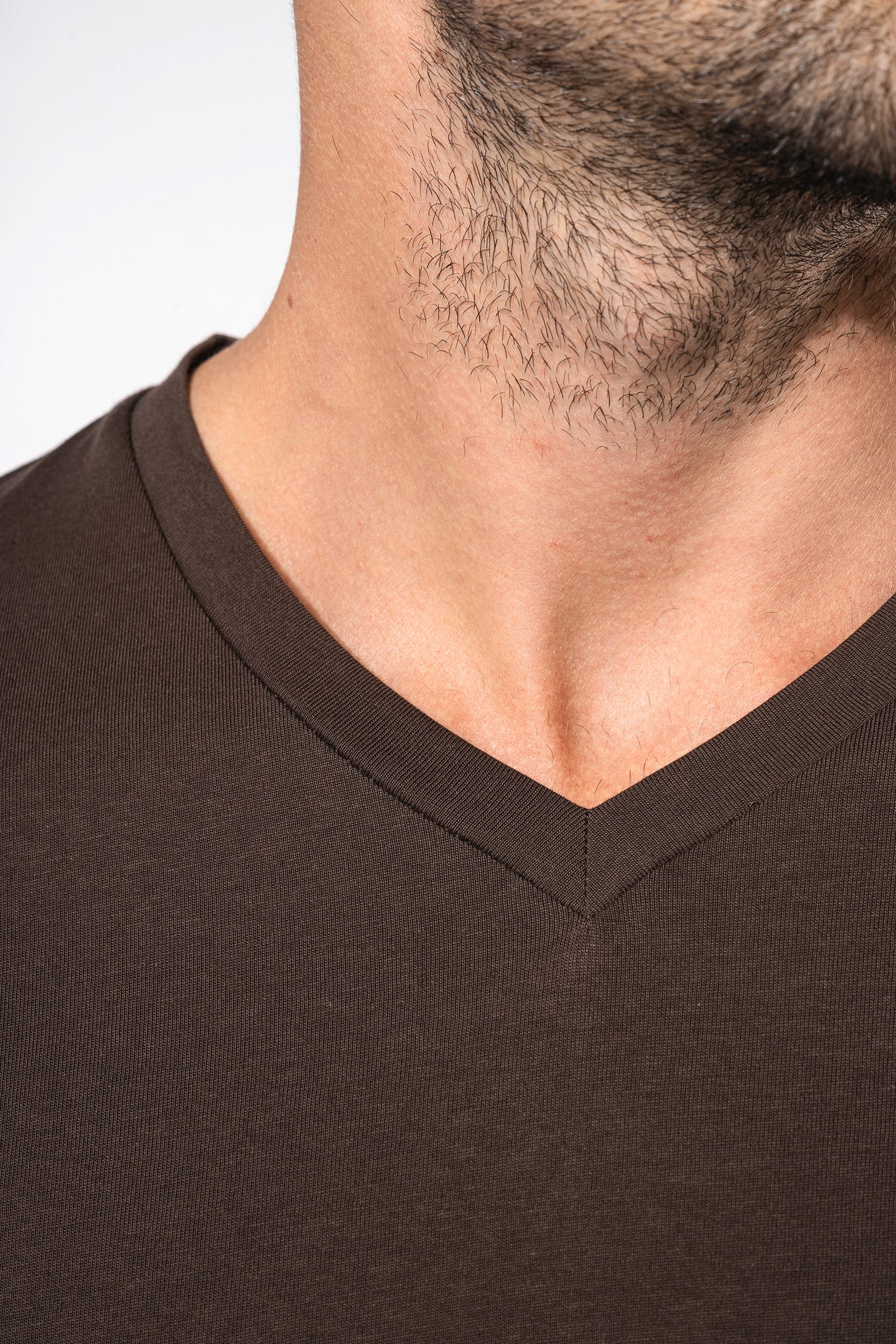 T-shirt col V manches courtes – Image 27012