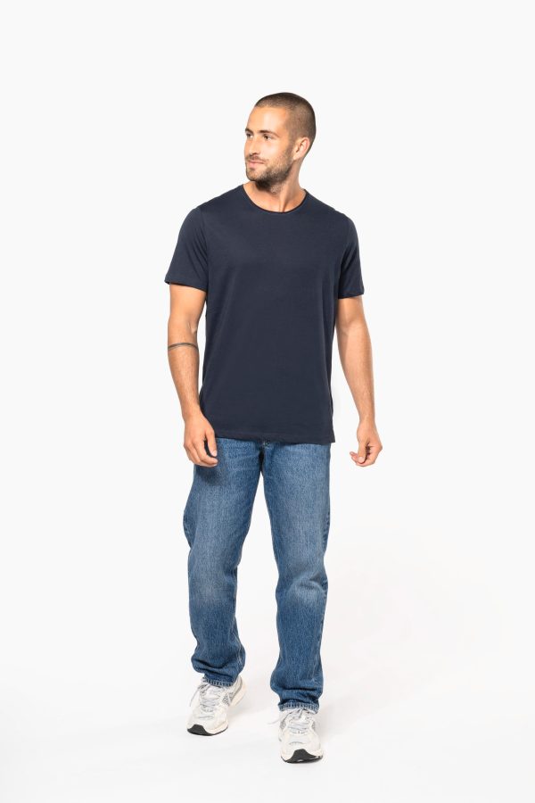T-shirt Bio col à bords francs manches courtes homme – Image 3644