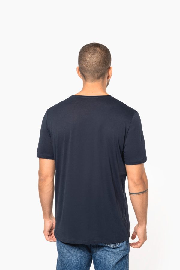T-shirt Bio col à bords francs manches courtes homme – Image 3639