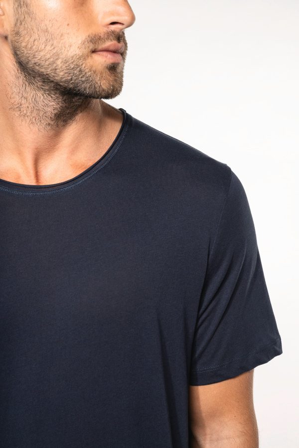 T-shirt Bio col à bords francs manches courtes homme – Image 3640