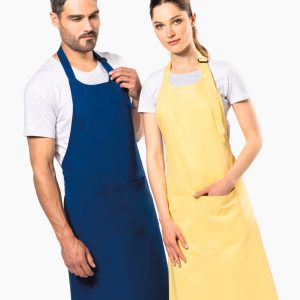 Tablier avec poche en coton Bio