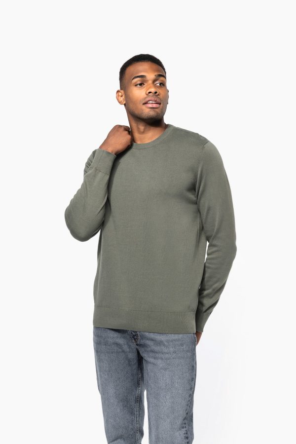 Pull écoresponsable col rond homme