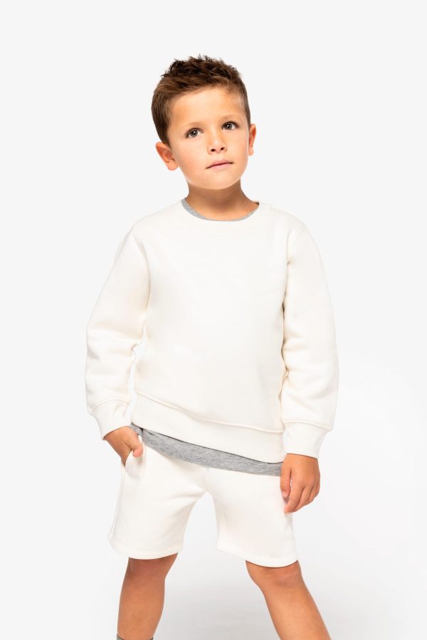 Sweat-shirt écoresponsable à col rond enfant – Image 829