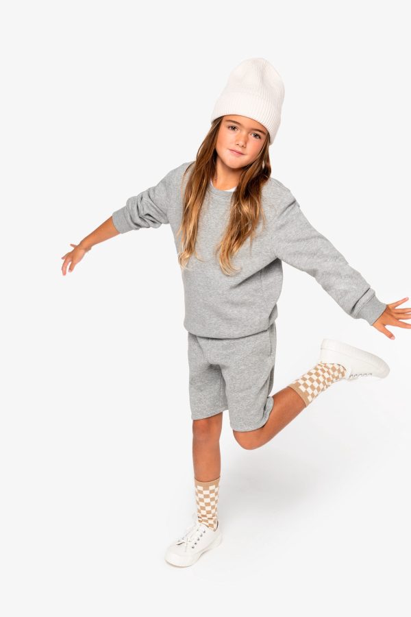 Sweat-shirt écoresponsable à col rond enfant – Image 828