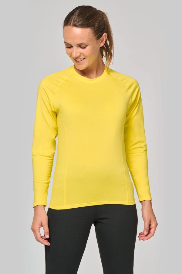 T-shirt double peau sport manches longues unisexe – Image 11045