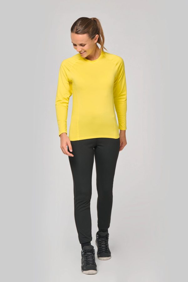 T-shirt double peau sport manches longues unisexe – Image 11050
