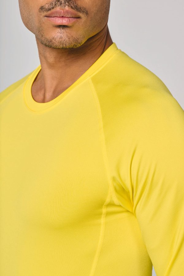 T-shirt double peau sport manches longues unisexe – Image 11054