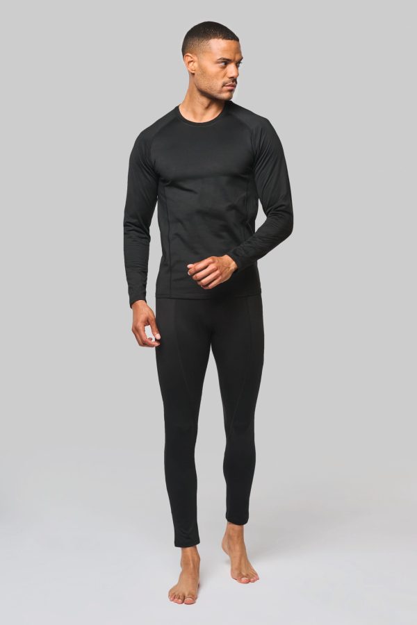 T-shirt double peau sport manches longues unisexe – Image 11058
