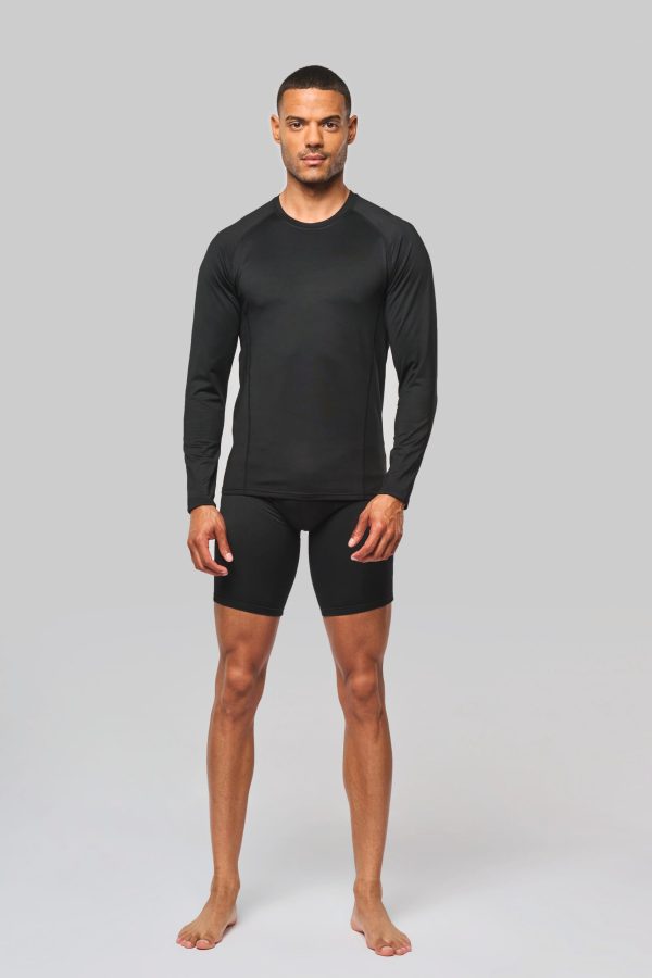 T-shirt double peau sport manches longues unisexe – Image 11057