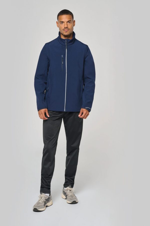 Veste softshell sport manches amovibles unisexe – Image 2979