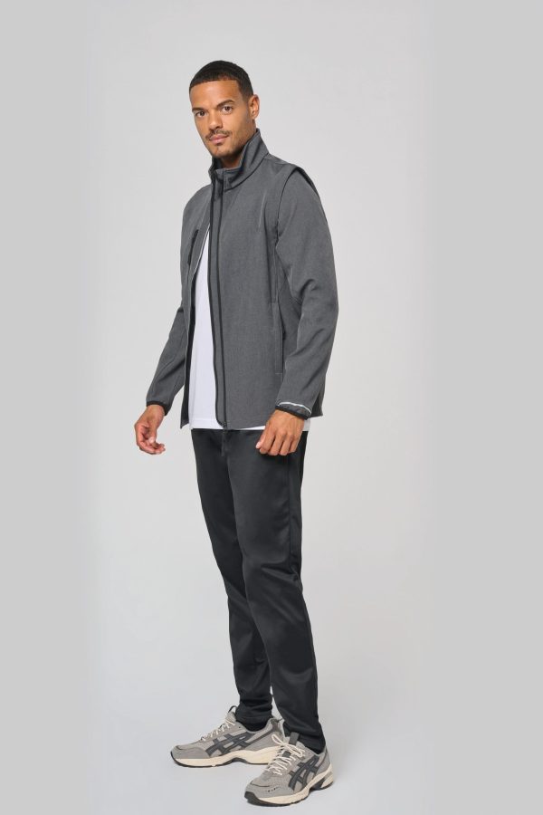 Veste softshell sport manches amovibles unisexe – Image 2986