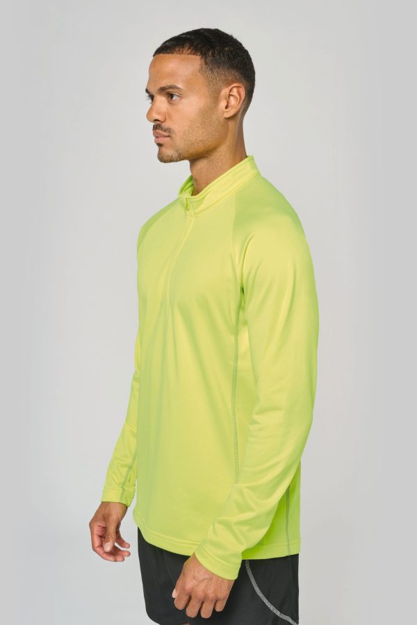 Haut de sport manches longues ¼ zip homme – Image 5287