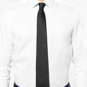 Cravate twill en soie homme