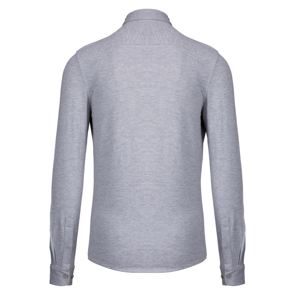 Chemise maille piquée manches longues – Image 1825