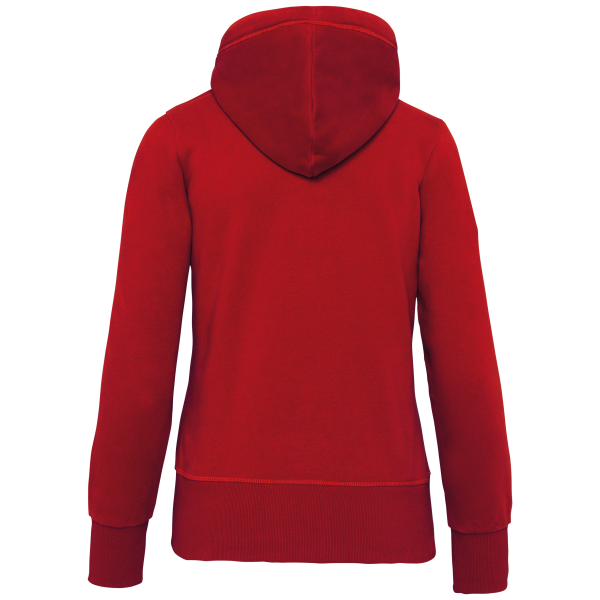 Sweat-shirt vintage zippé à capuche femme – Image 7149
