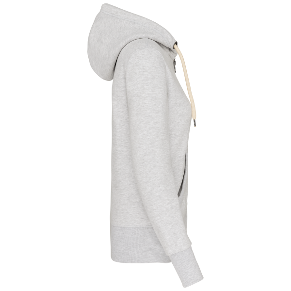 Sweat-shirt vintage zippé à capuche femme – Image 7114