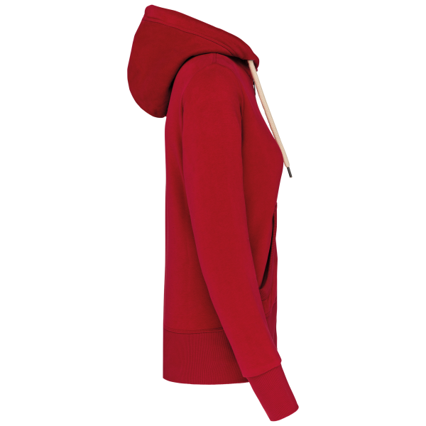 Sweat-shirt vintage zippé à capuche femme – Image 7150
