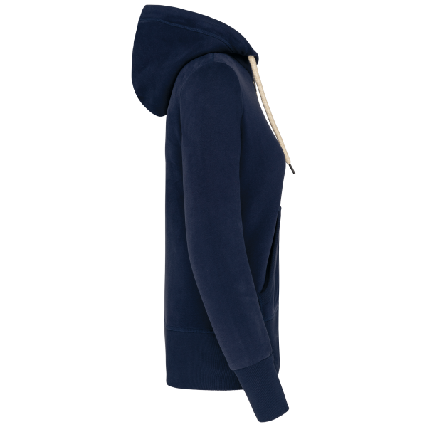 Sweat-shirt vintage zippé à capuche femme – Image 7162
