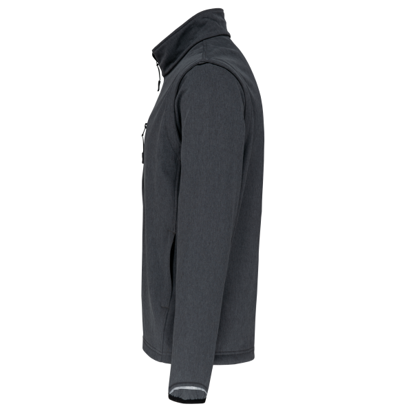 Veste softshell sport manches amovibles unisexe – Image 3010