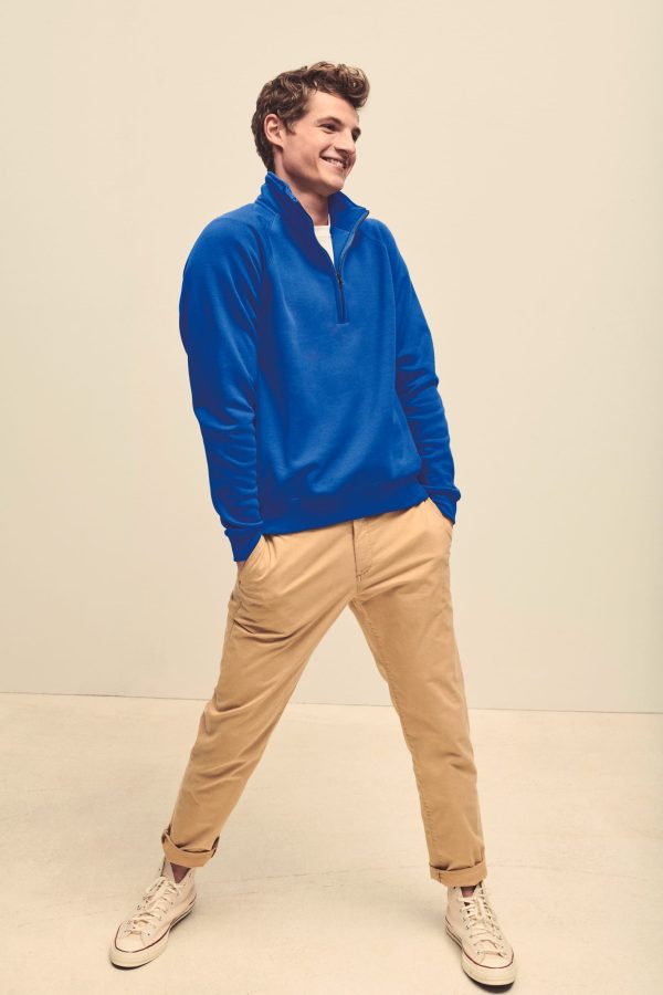 Sweat-shirt col zippé Premium (62-032-0) – Image 2943