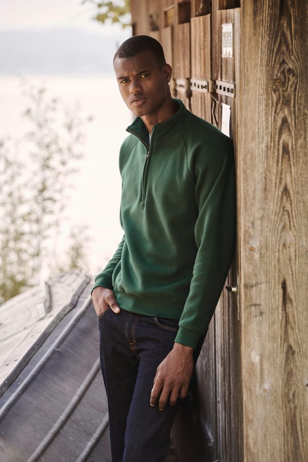 Sweat-shirt col zippé Premium (62-032-0) – Image 2944