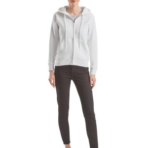 Sweat-shirt femme zippé capuche Premium (62-118-0)