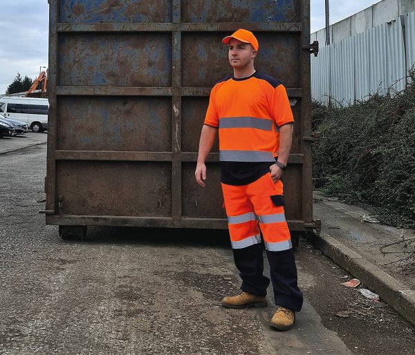 T-shirt bicolore Hi-vis