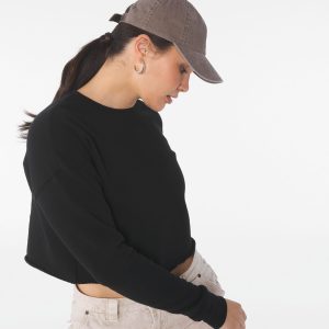 Sweat-shirt crop femme