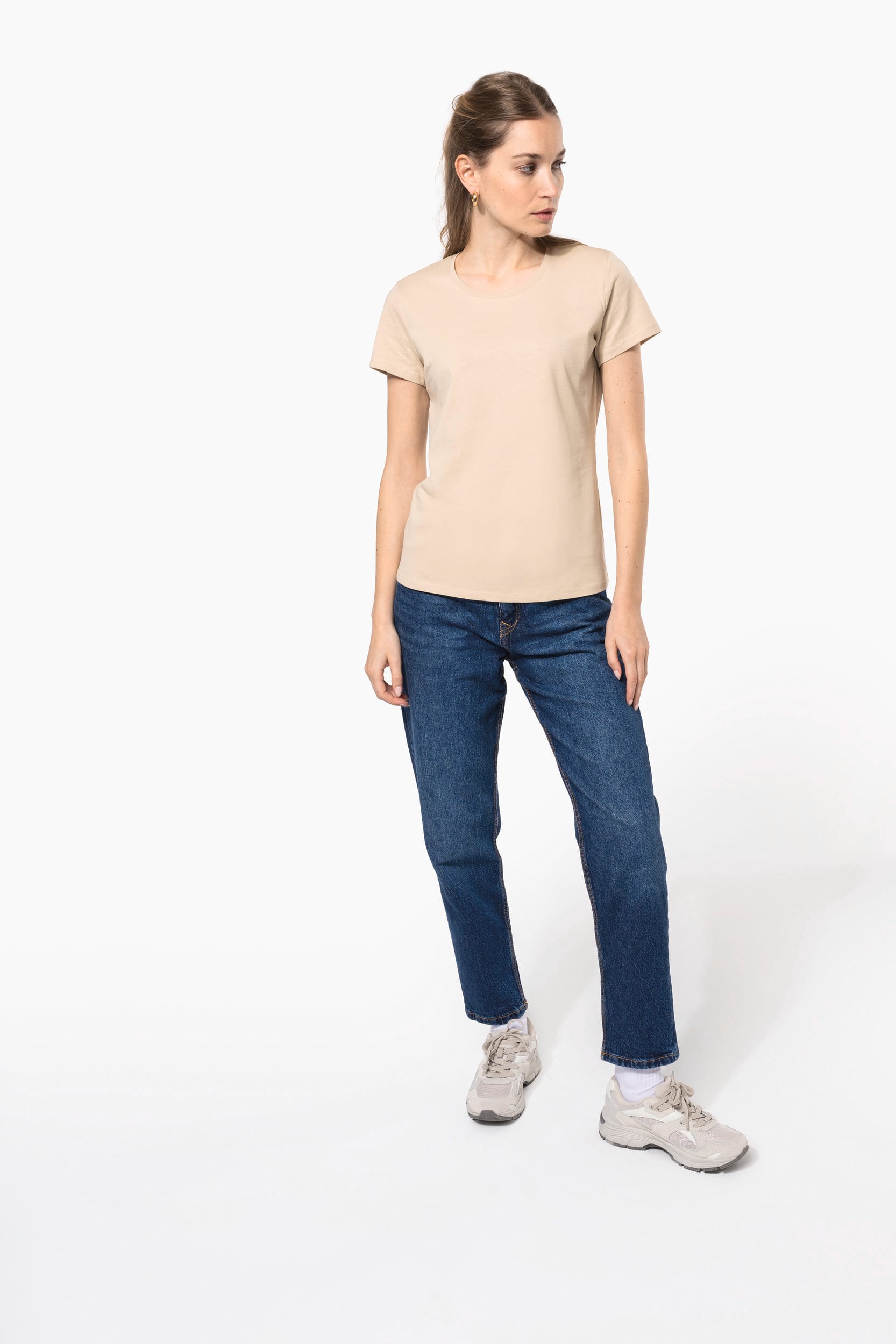 T-shirt col rond manches courtes femme – Image 780