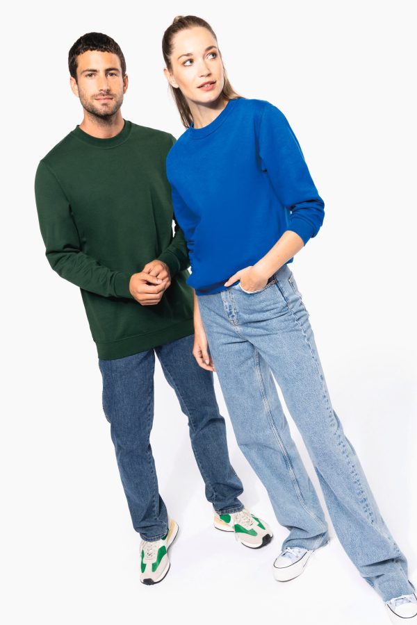 Sweat-shirt recyclé col rond unisexe – Image 1021