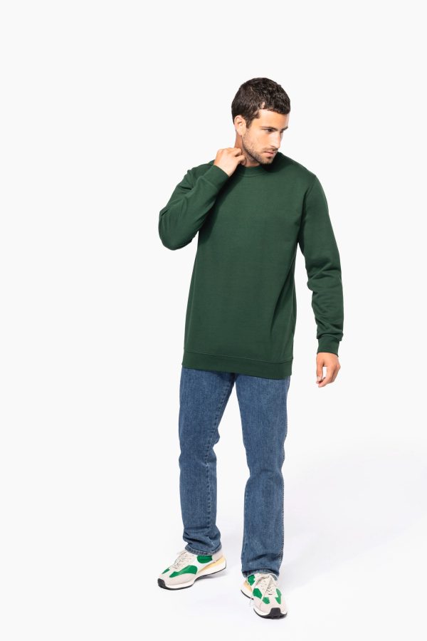 Sweat-shirt recyclé col rond unisexe – Image 1014