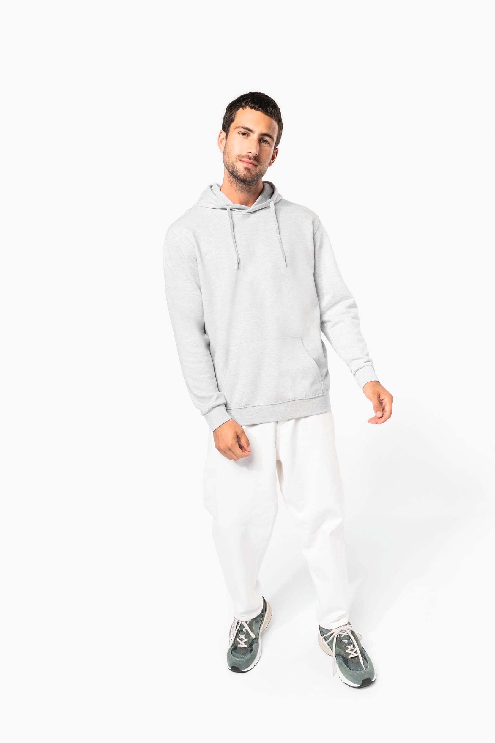 Sweat-shirt recyclé à capuche unisexe – Image 861