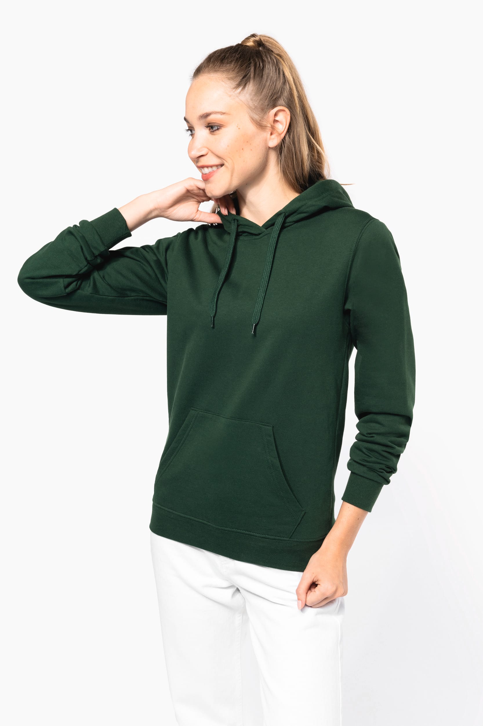 Sweat-shirt recyclé à capuche unisexe – Image 867