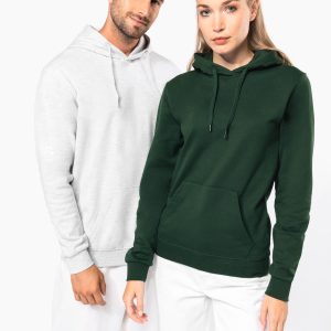 Sweat-shirt recyclé à capuche unisexe