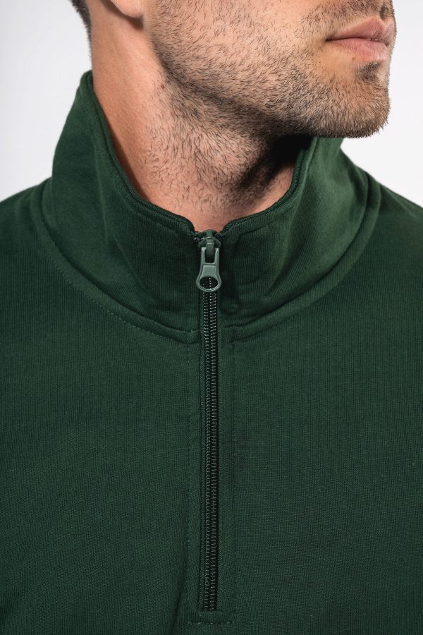 Sweat-shirt col zippé homme – Image 860