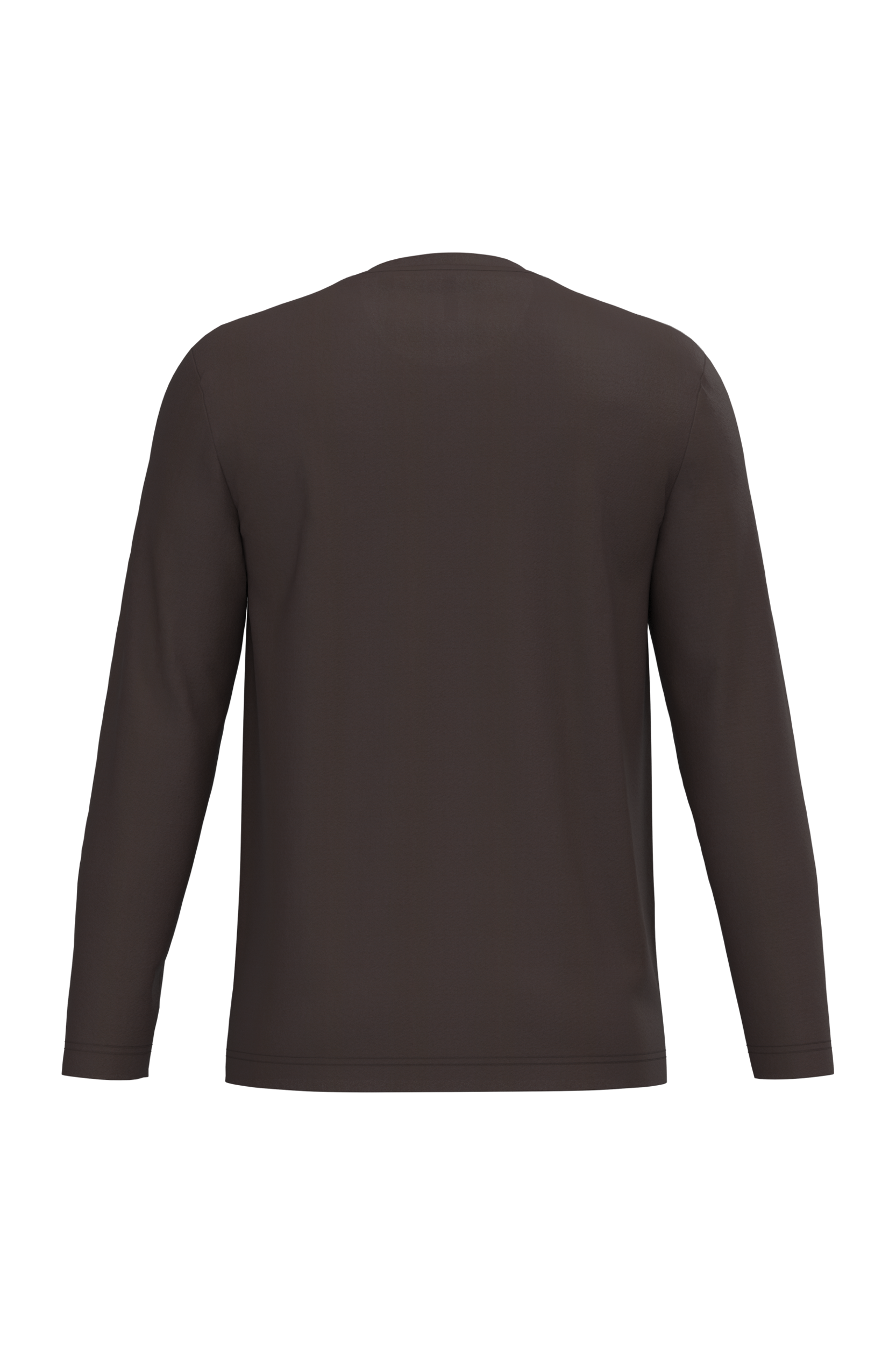 T-shirt col rond manches longues homme – Image 1481