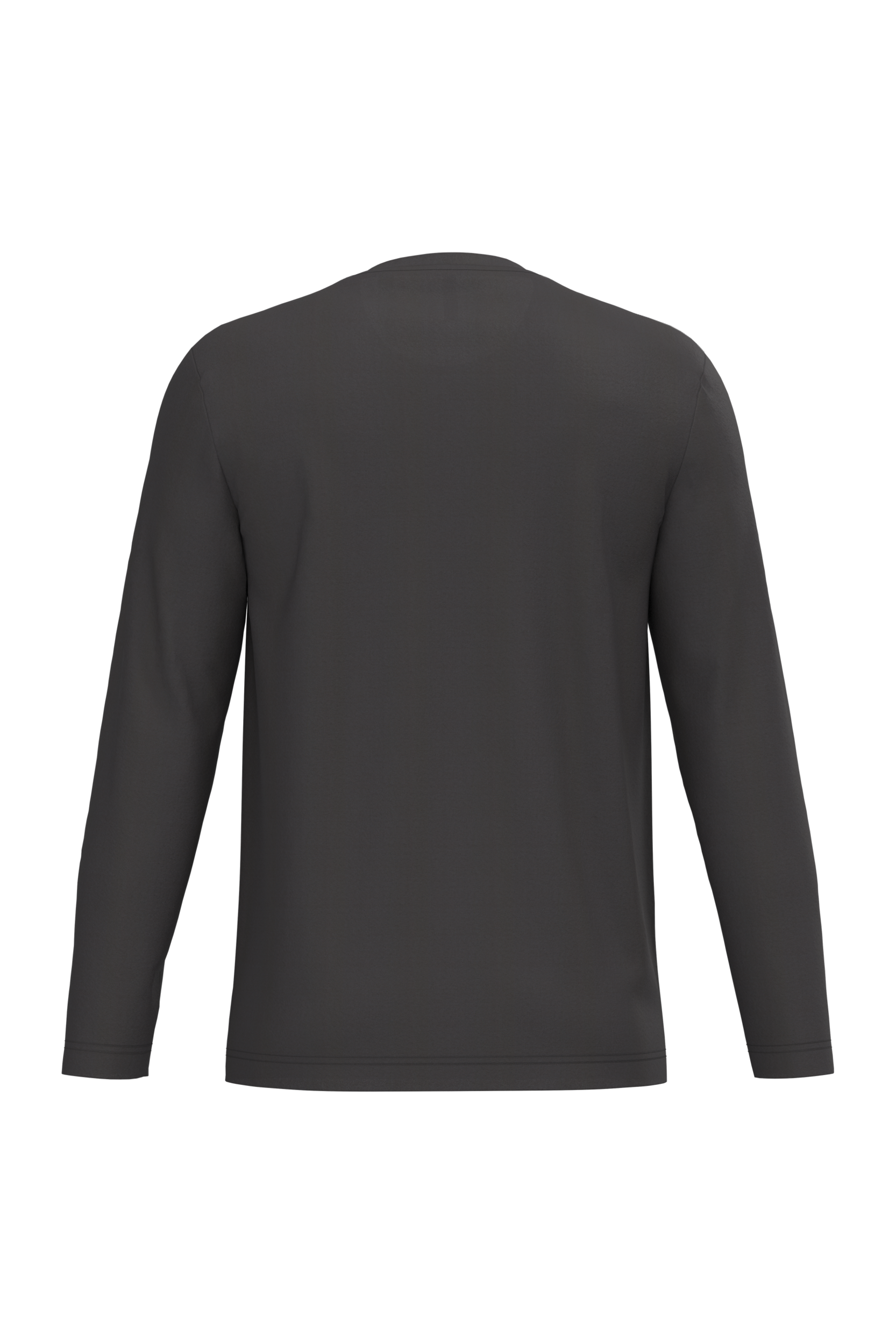 T-shirt col rond manches longues homme – Image 1495