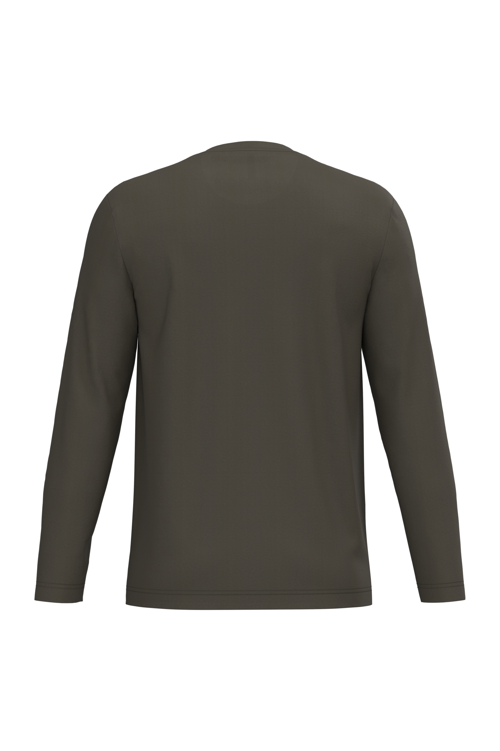 T-shirt col rond manches longues homme – Image 1509