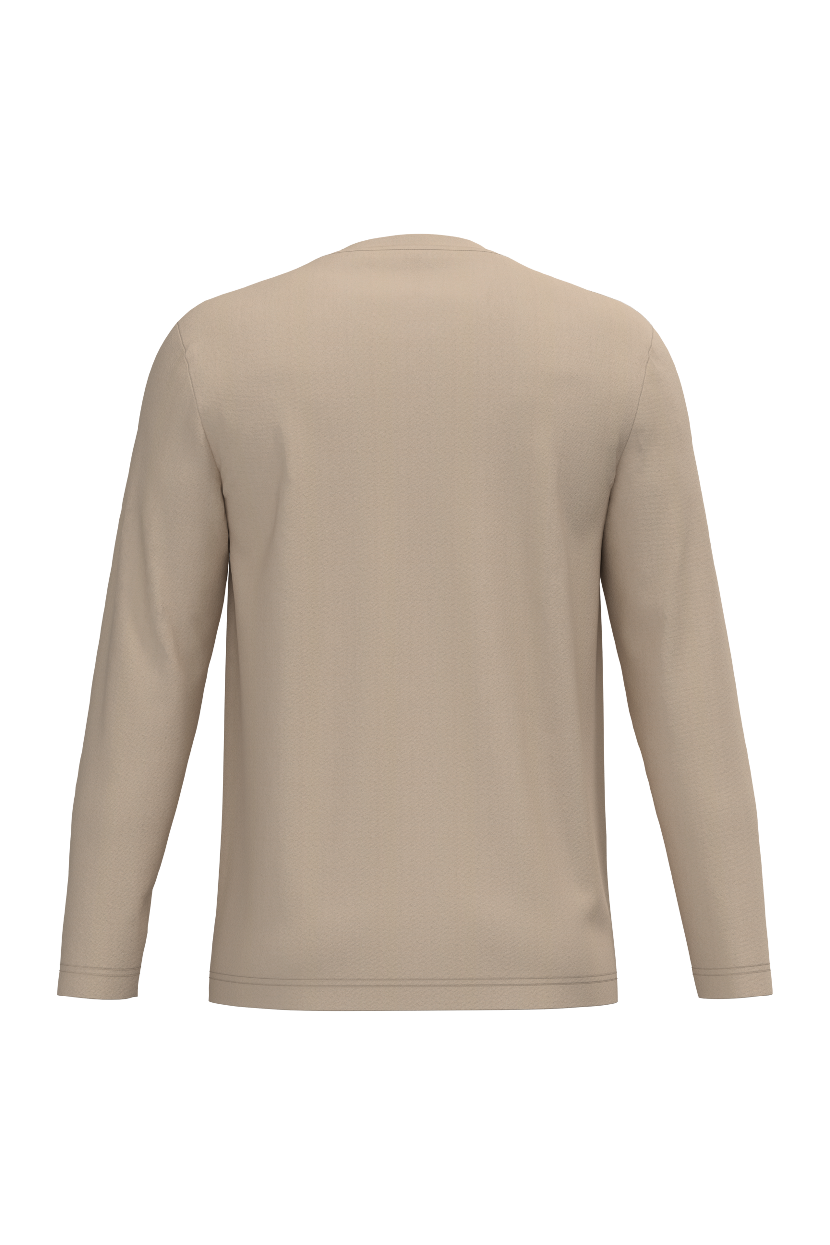 T-shirt col rond manches longues homme – Image 1579