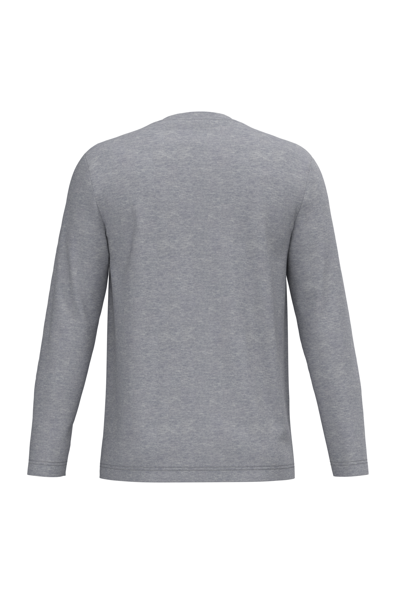 T-shirt col rond manches longues homme – Image 1635