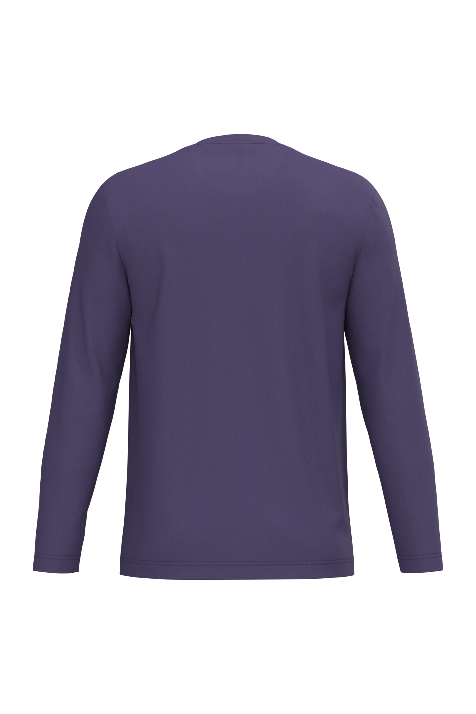 T-shirt col rond manches longues homme – Image 1649